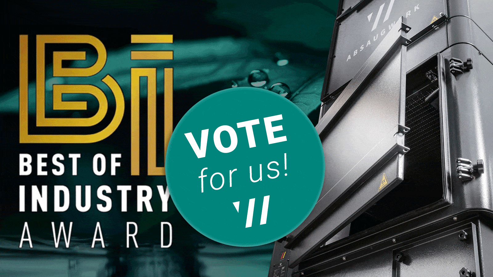 Best of industry award Absaugwerk
