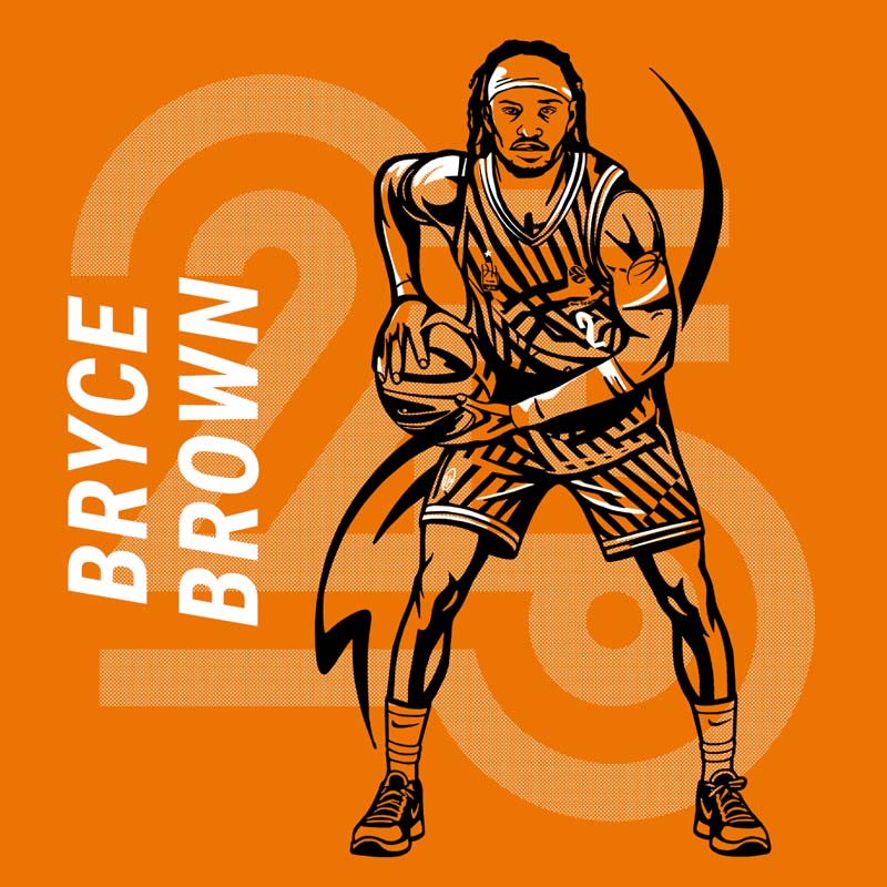 Bryce Brown, Basketballspieler ratiopharm Ulm 2025 / 2026