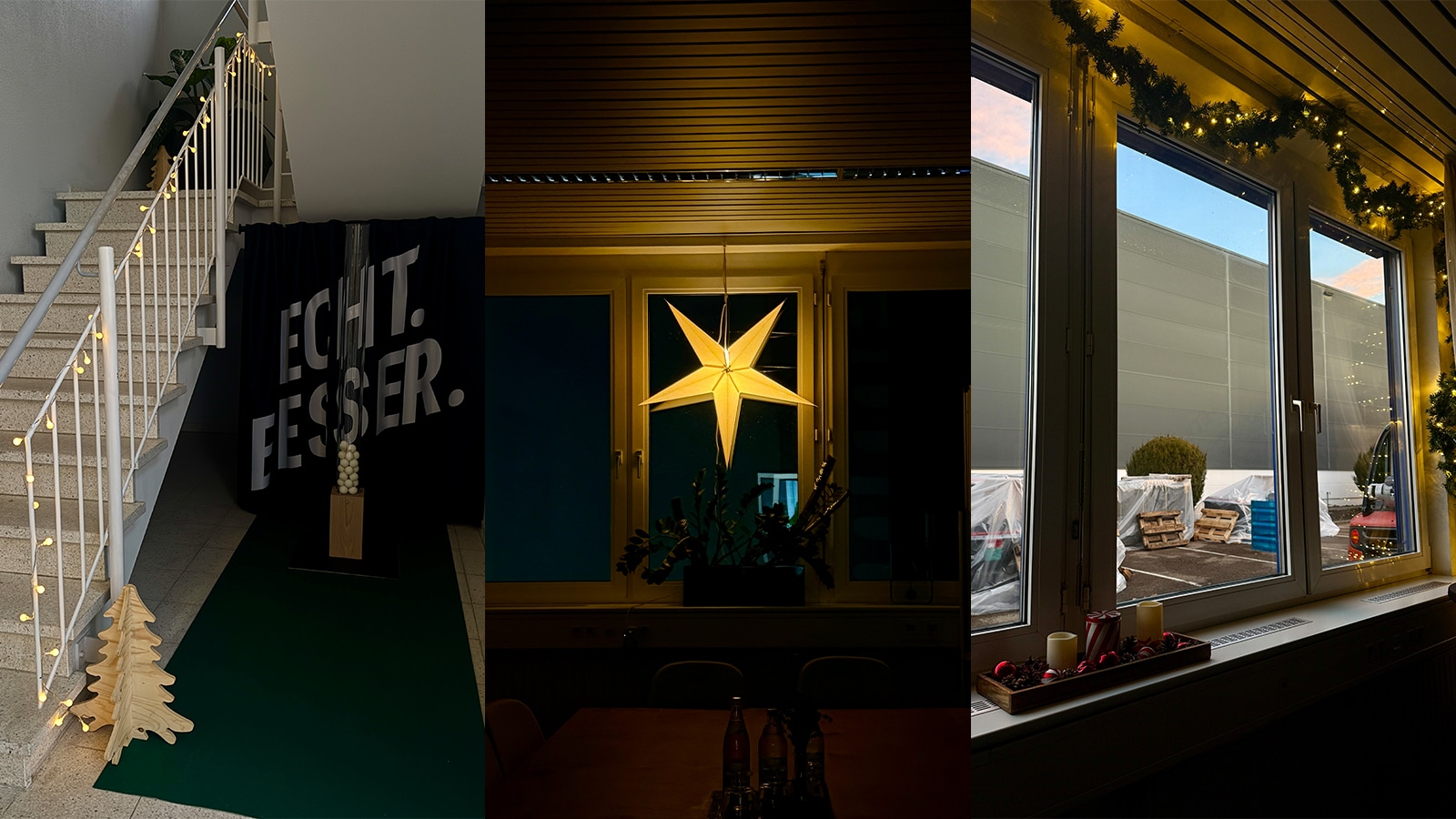 Christmas decorations at the WERK