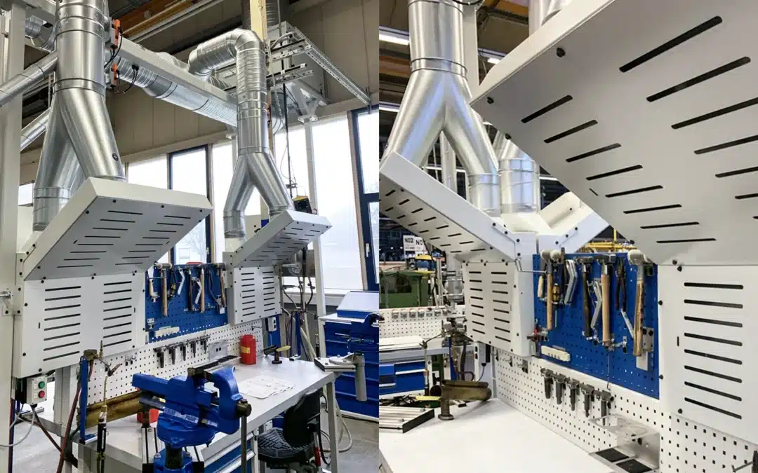 Side hoods for stationary work areas ✔️