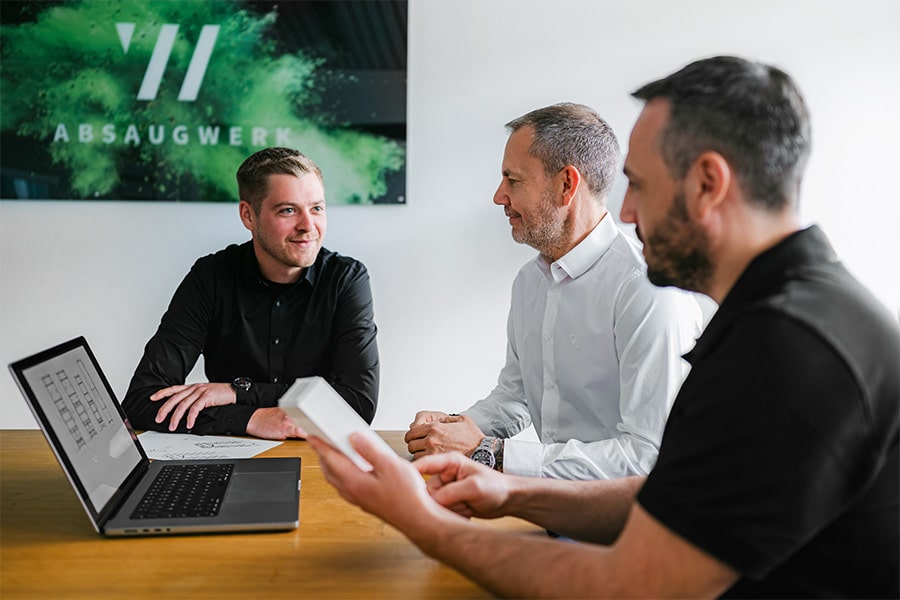 ABSAUGWERK Entwicklung