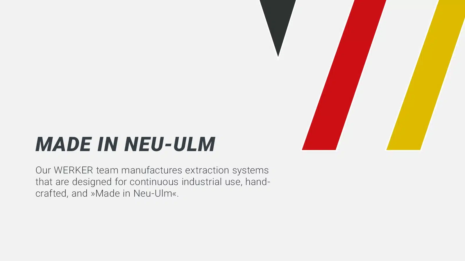 Unidades de extracción «Made in Germany», Neu-Ulm